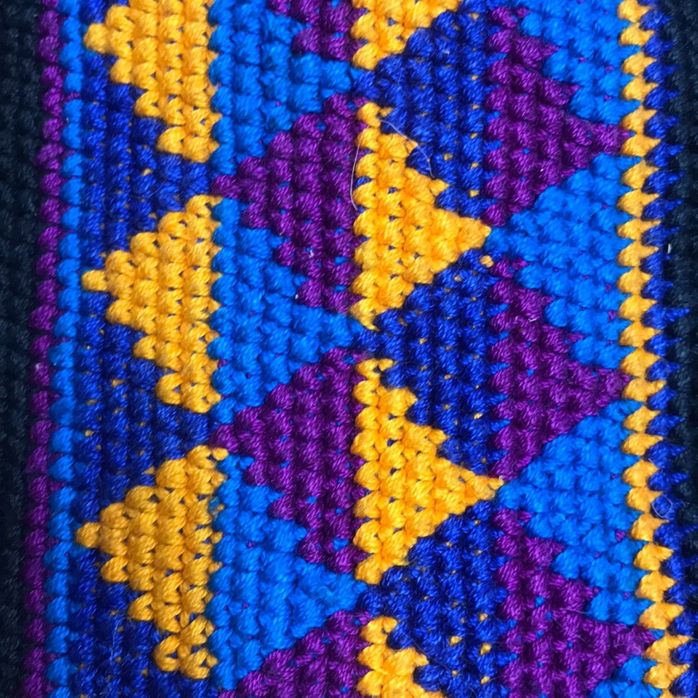 Leather Crosstitch drawstring bucklet bag backpack - Picture 8 of 8